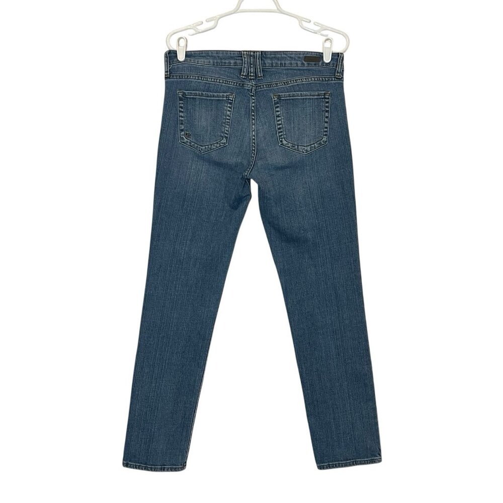 Kut From The Kloth Jeans Women's 8 Blue Catherine Boyfriend Straight Mid Rise - Picture 2 of 16